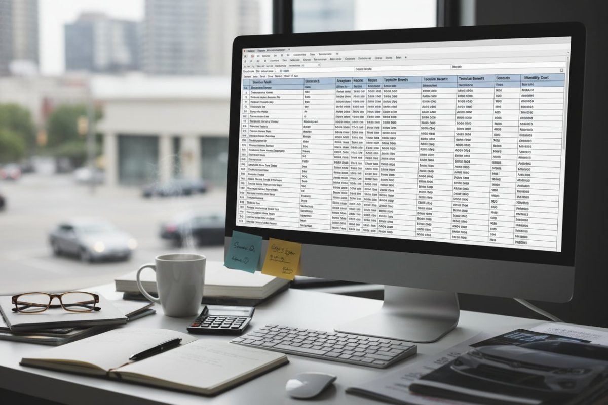 Tableau Excel pour le calcul de l’avantage en nature véhicule