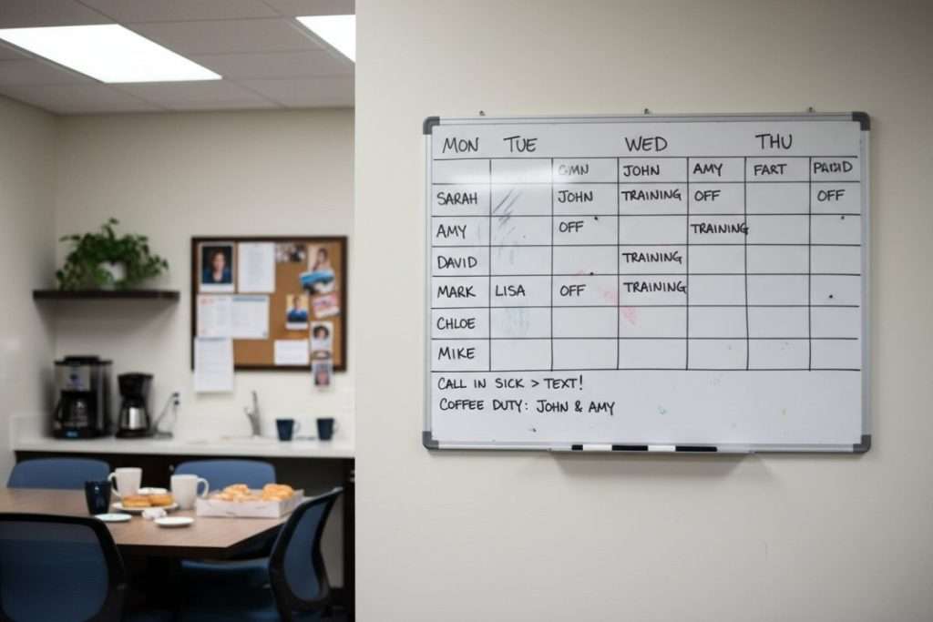 Exemple de planning horaire 4×8 : décryptage et visualisation